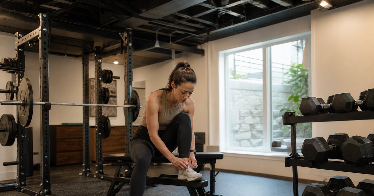 What should a homeowner do when converting a basement into a premium gym?