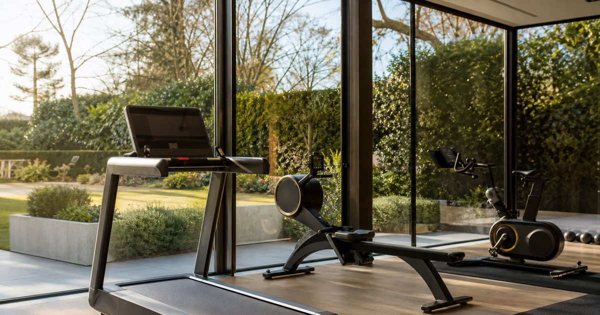 Which cardio machine deserves the prime position in a luxury home gym?