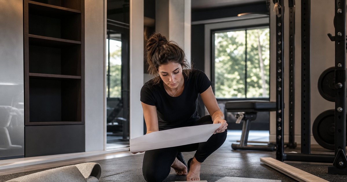 When should you bring in a designer for your home gym?